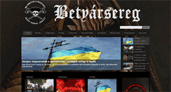 Desktop Screenshot of betyarsereg.hu